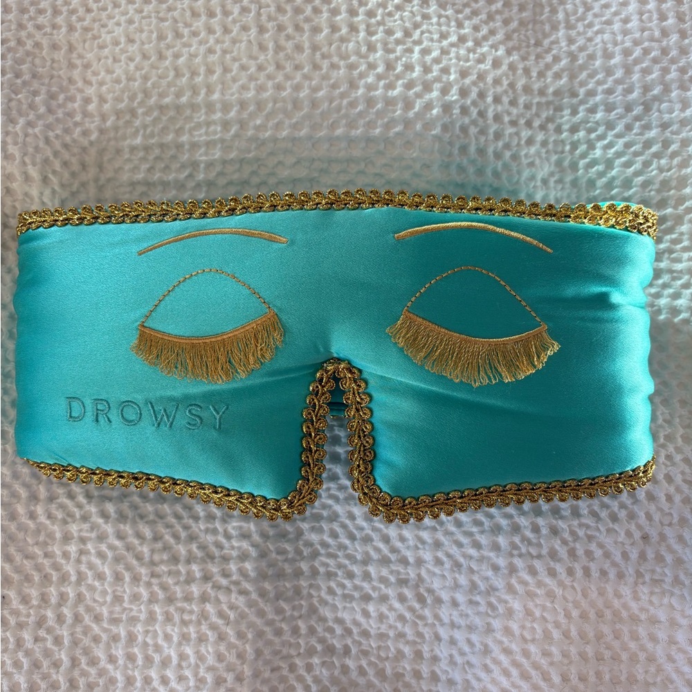 Drowsy Breakfast at Tiffany’s Silk Sleep Mask